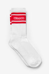 Cernucci Stripe Socks - Red