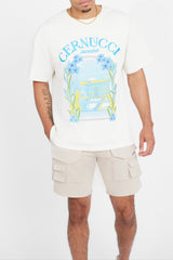 Miami Beach Graphic T-Shirt - Ecru