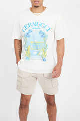 Miami Beach Graphic T-Shirt - Ecru