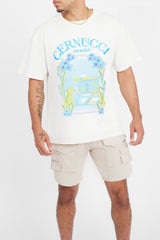 Miami Beach Graphic T-Shirt - Ecru