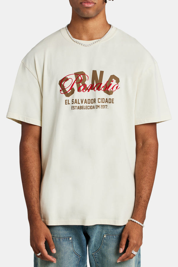 Crnc Paraiso Embroidered T-shirt - Ecru