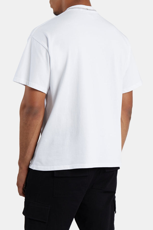Cernucci Embroidered T-Shirt - White