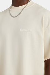 Cernucci Embroidered T-Shirt - Cream