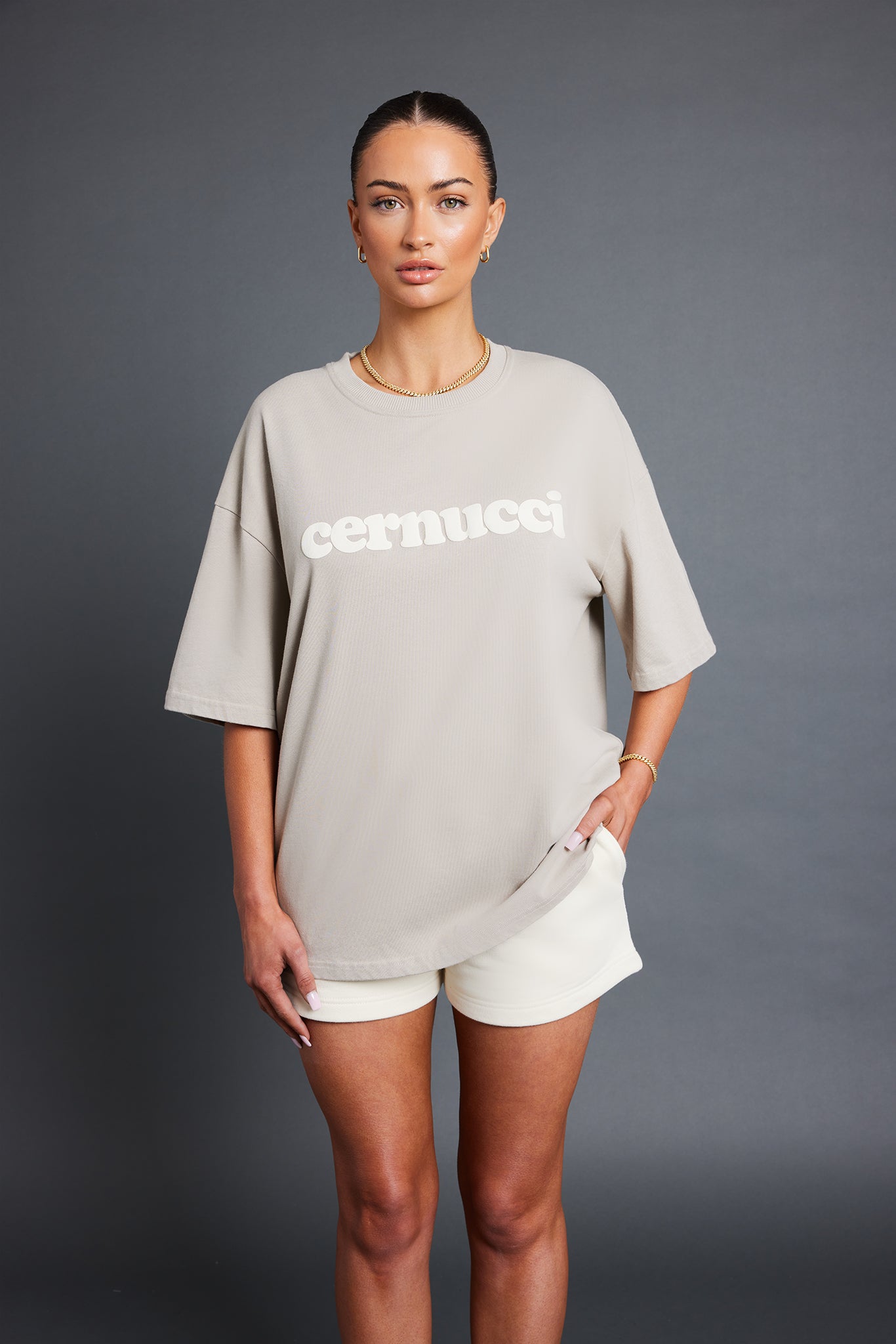 Oversized T-Shirt - Stone