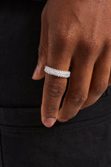 Baguette Band Ring 925 - White