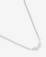 Wings Necklace - White Gold