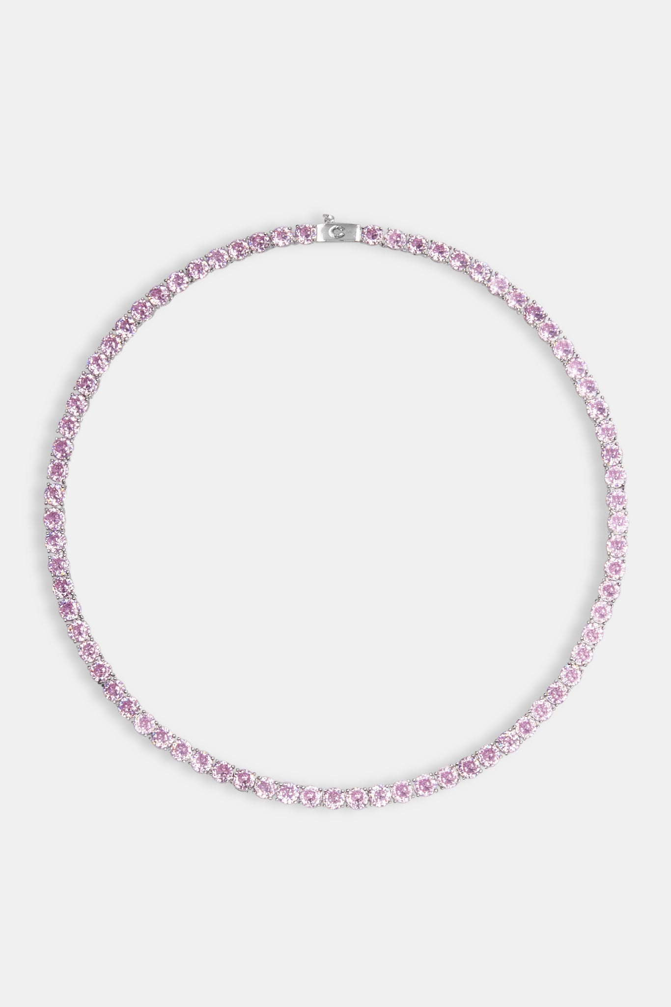 5mm Pastel Pink Tennis Chain