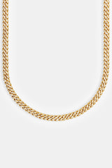 6mm Gold Plated Iced Cuban Chain