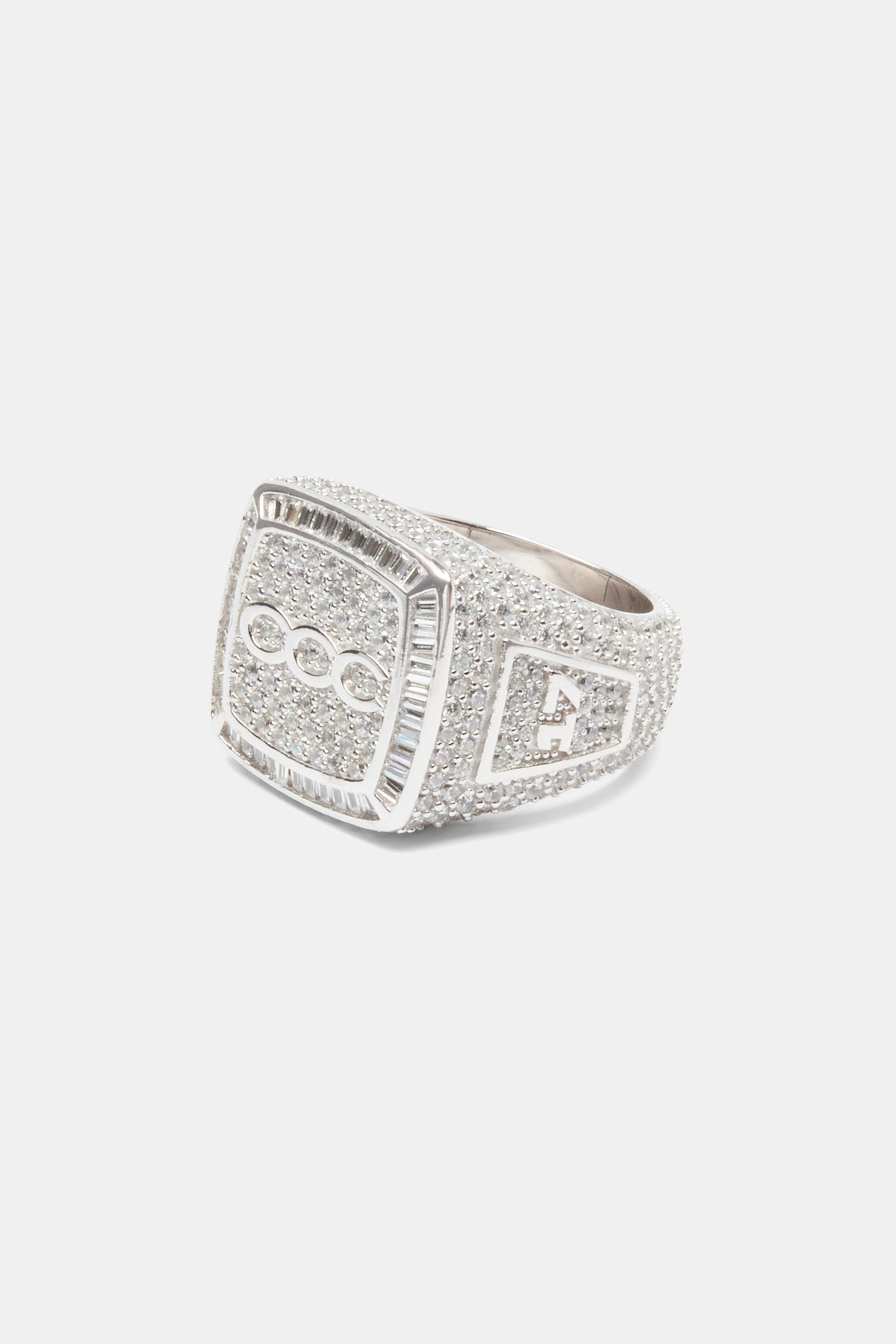 Iced CCC Championship Signet Ring - White 20mm | Mens Rings | Shop ...