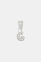 Iced Mini Bubble Pendant - White