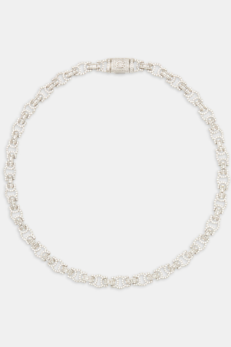 Iced Byzantine Chain - White