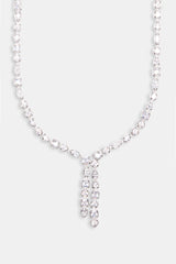 5mm Iced CZ Mixed Shape Drop Tennis Chain