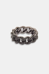 Cuban Iced Ring - Black