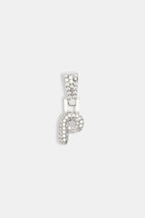 Iced Mini Bubble Pendant - White