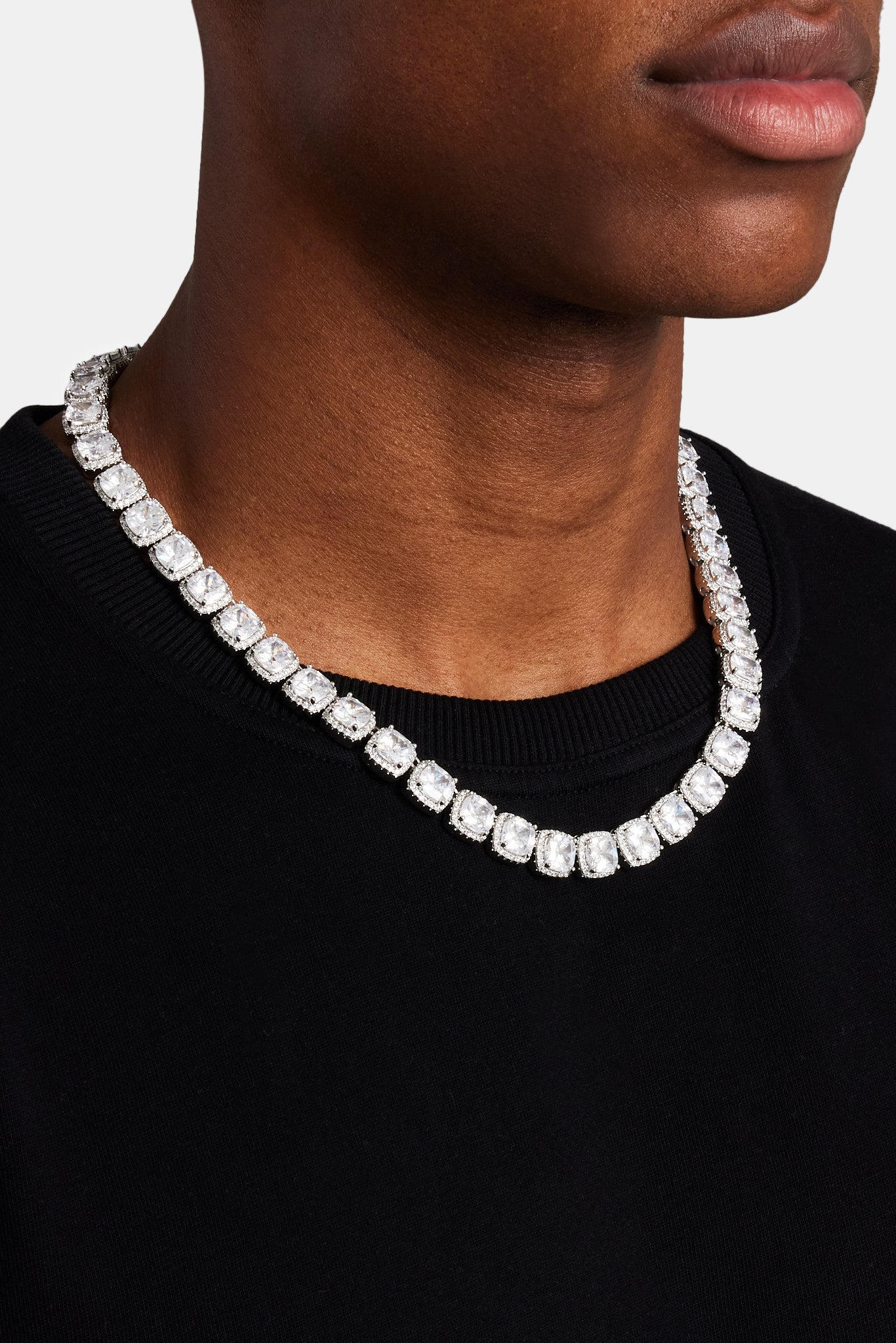 Square Scale Chain 10mm CZ Square Cluster Chain | Mens Chains | Shop Clustered Chains at ...