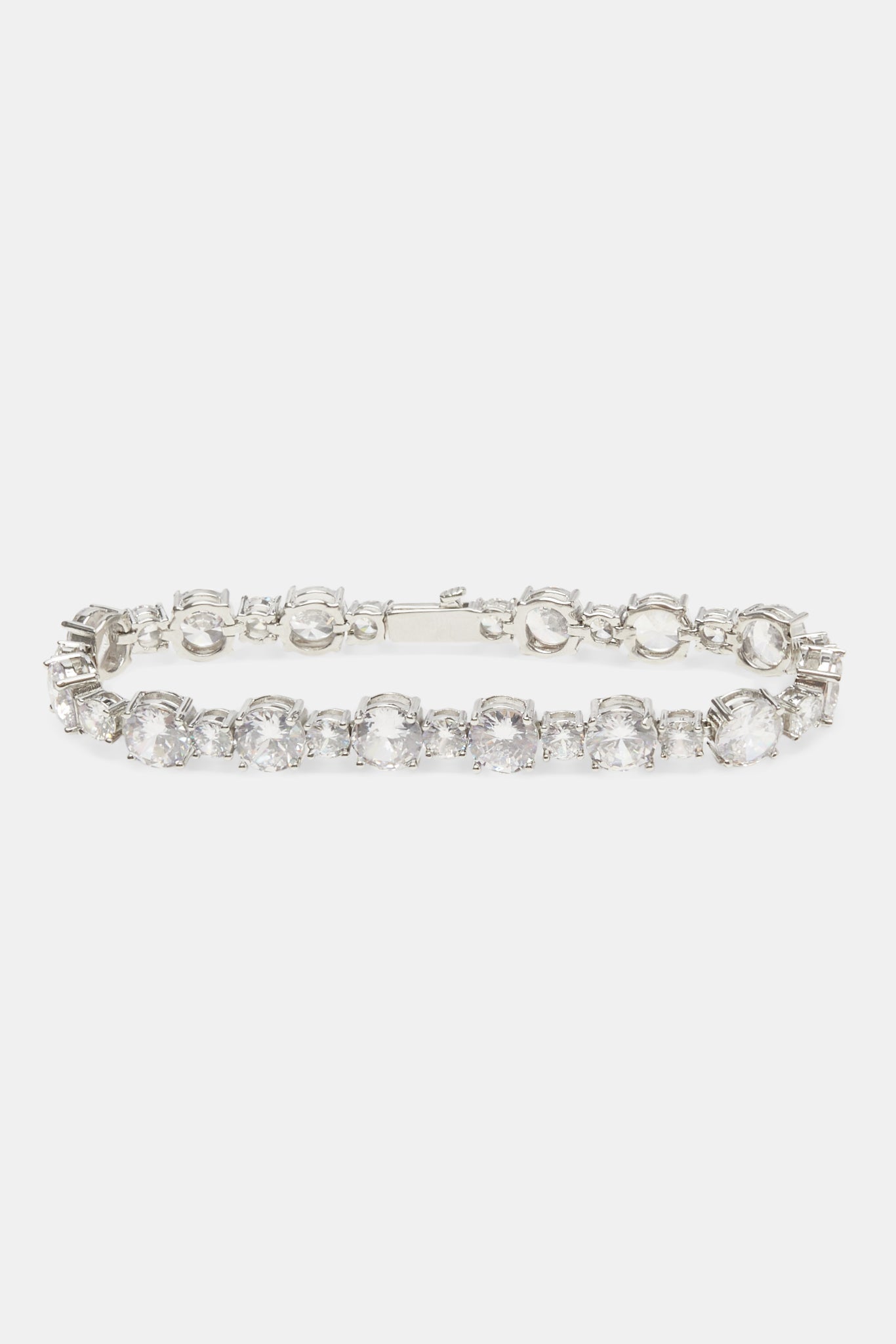 8mm Clear CZ Multi Size Tennis Bracelet