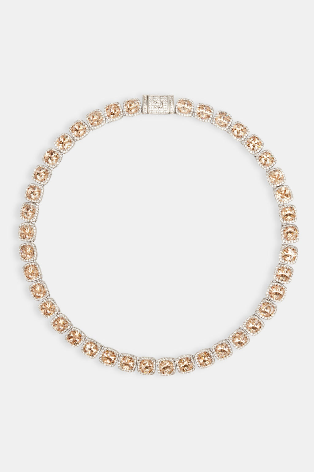Cluster Chain 10mm Champagne CZ Square Cluster Chain | Mens Chains | Shop Clustered ...