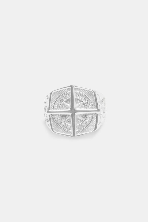 Textured Compass Ring