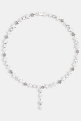 10mm Iced CZ Star Drop Tennis Chain