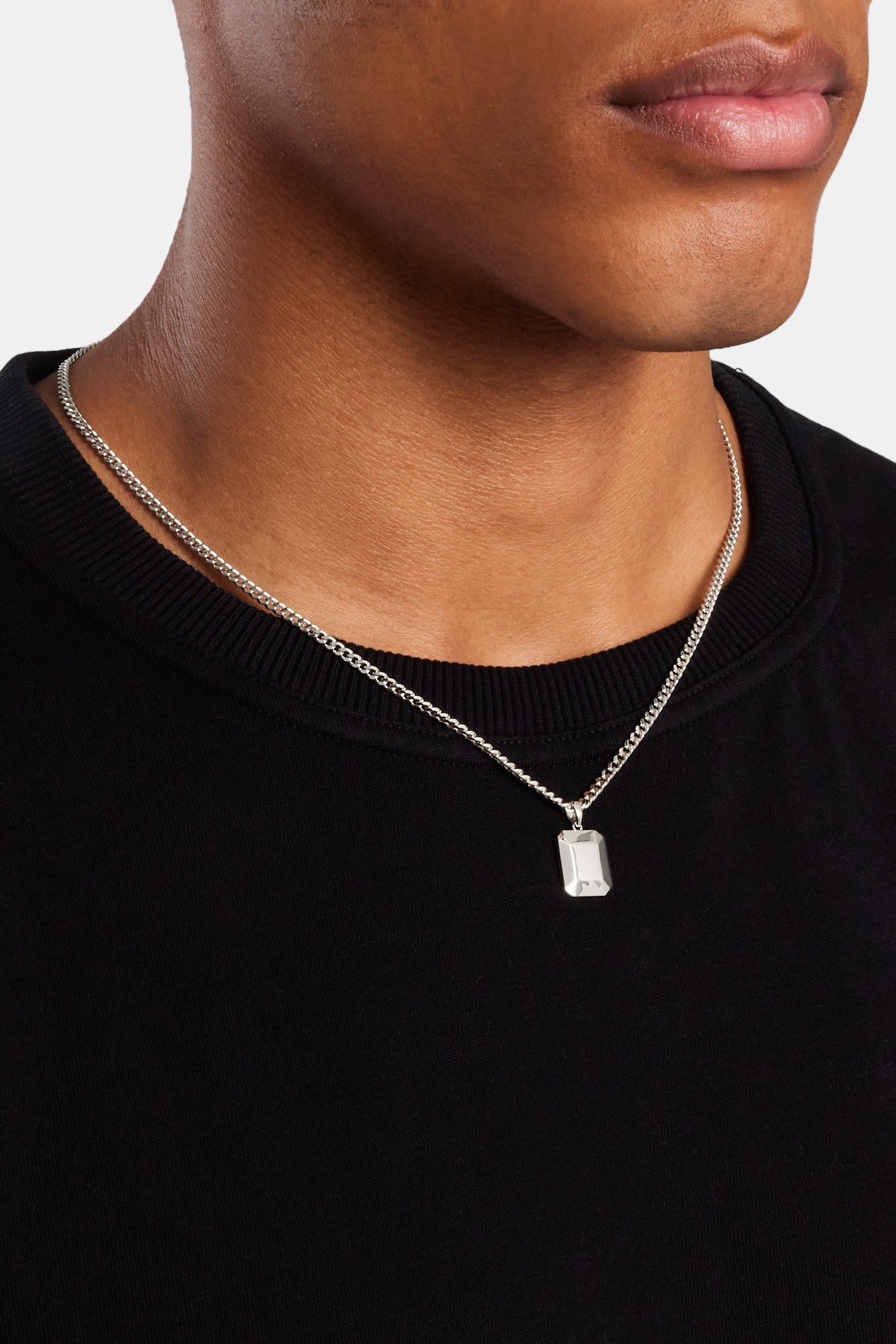 Polished Pendant Necklace