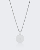 Bitcoin Pendant - White Gold - Cernucci