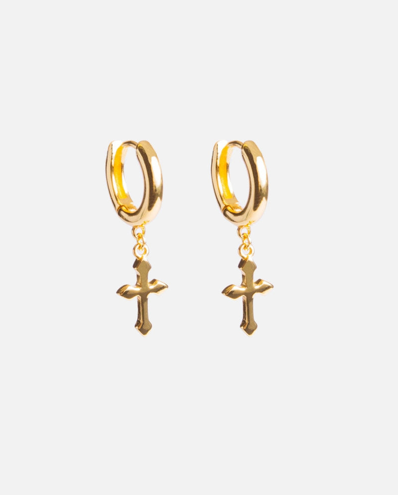 Celtic Cross Earrings - Gold - Cernucci