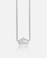 Crown Necklace - White Gold - Cernucci