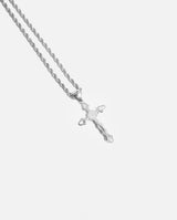 Crucifix Pendant - White Gold - Cernucci