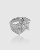 Diamond Star Ring - White Gold - Cernucci