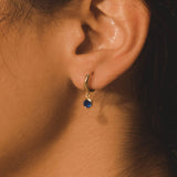 Gemstone Earrings - Sapphire - Cernucci