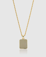 Iced Cube Pendant - Gold - Cernucci