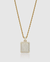 Iced Cube Pendant - Gold - Cernucci