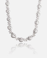 JM10 Iced Smiley & Butterfly Chain - Cernucci